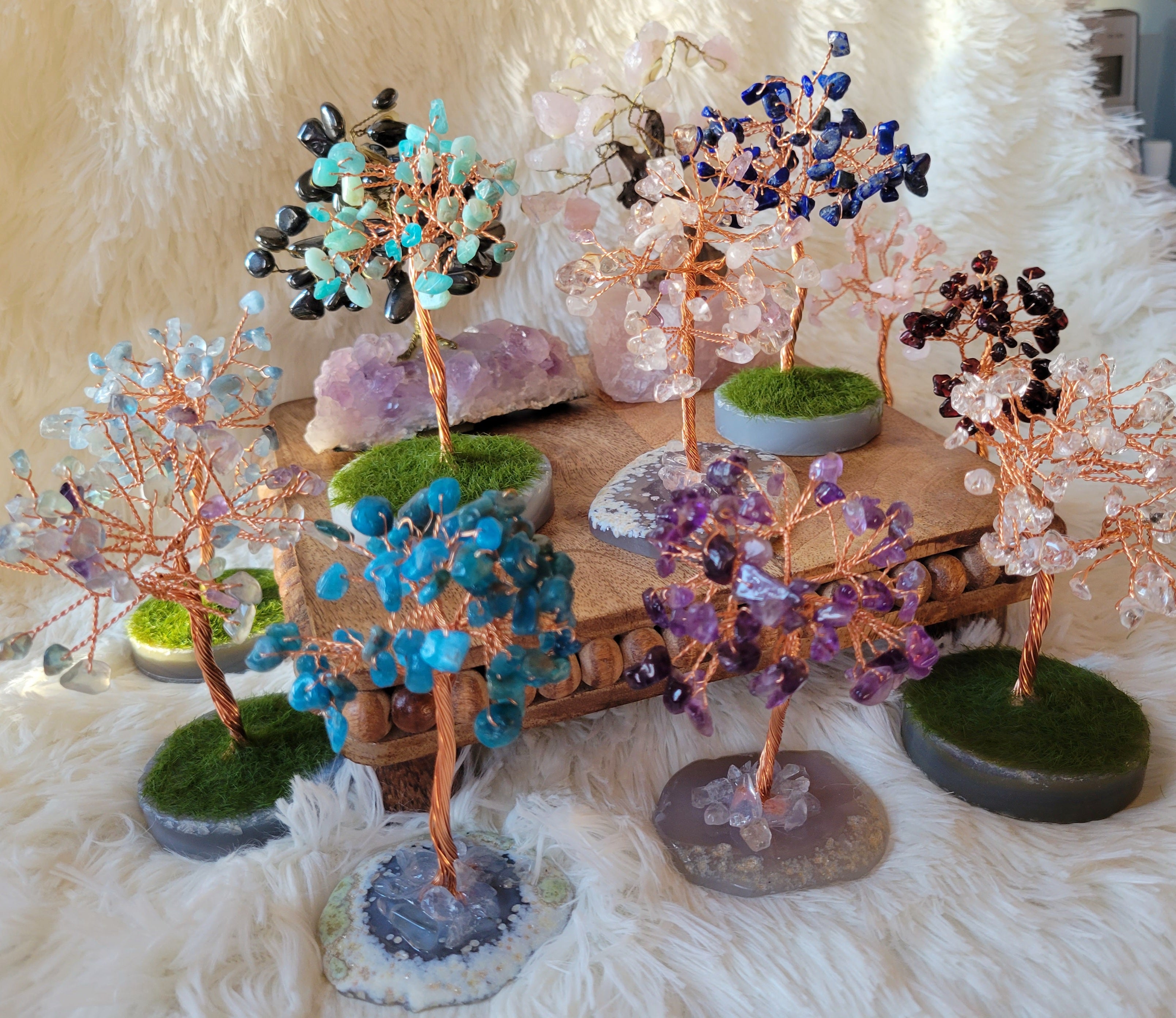 gemstone money tree Gemstone Tree, Crystal Tree, Money Tree, Lucky Tree, Fortune Tree, Tre – Moon Crystals Cure