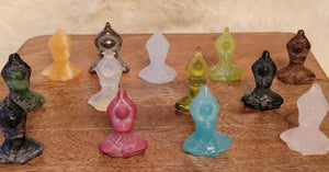 Miniature, Mini Yoga Ladies, Mini Women, Mini Models, Mini Ladies, Mini Goddess, Crystal Carvings Stunning!
