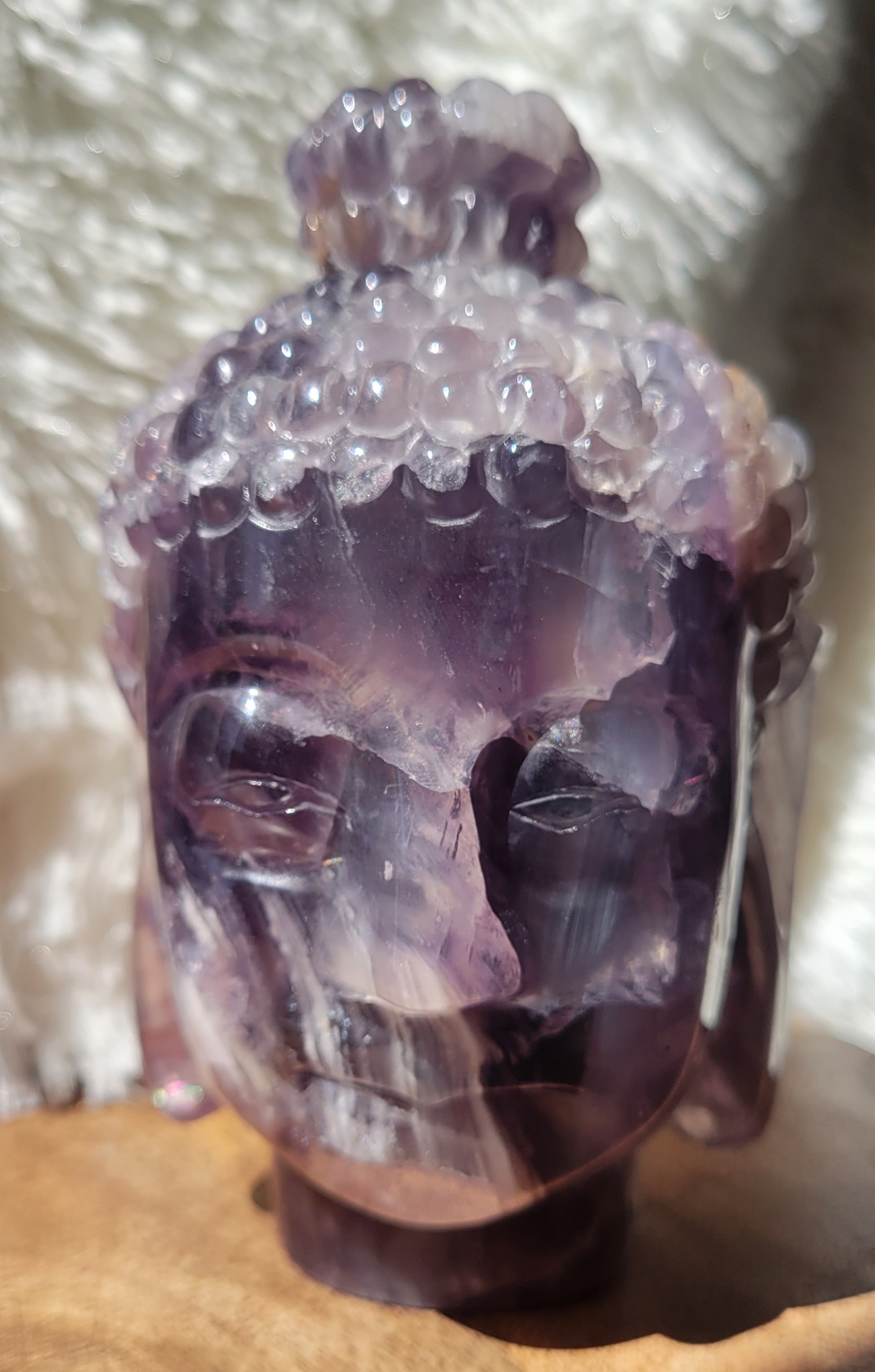 Baby Buddha Carving (Fluorite) – Flipped Crystal